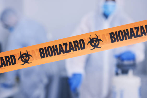 Professional Blood Cleanup technician working in Lyons, NJ